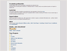 Tablet Screenshot of ael.ctcnvk.ro